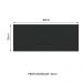 Armário de Cozinha Aéreo 80 cm 1 Porta Basculante Branco/Preto Agata Madesa