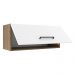 Armário de Cozinha Aéreo 80 cm 1 Porta Basculante Rustic/Branco Agata Madesa