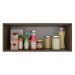 Armário de Cozinha Aéreo 80 cm 1 Porta Basculante Rustic/Cinza Agata Madesa
