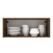 Armário de Cozinha Aéreo 80 cm 1 Porta Basculante Rustic/Crema Agata Madesa