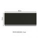 Armário de Cozinha Aéreo 80 cm 1 Porta Branco/Preto Glamy Madesa