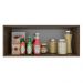 Armário de Cozinha Aéreo 80 cm 1 Porta Rustic/Branco Glamy Madesa