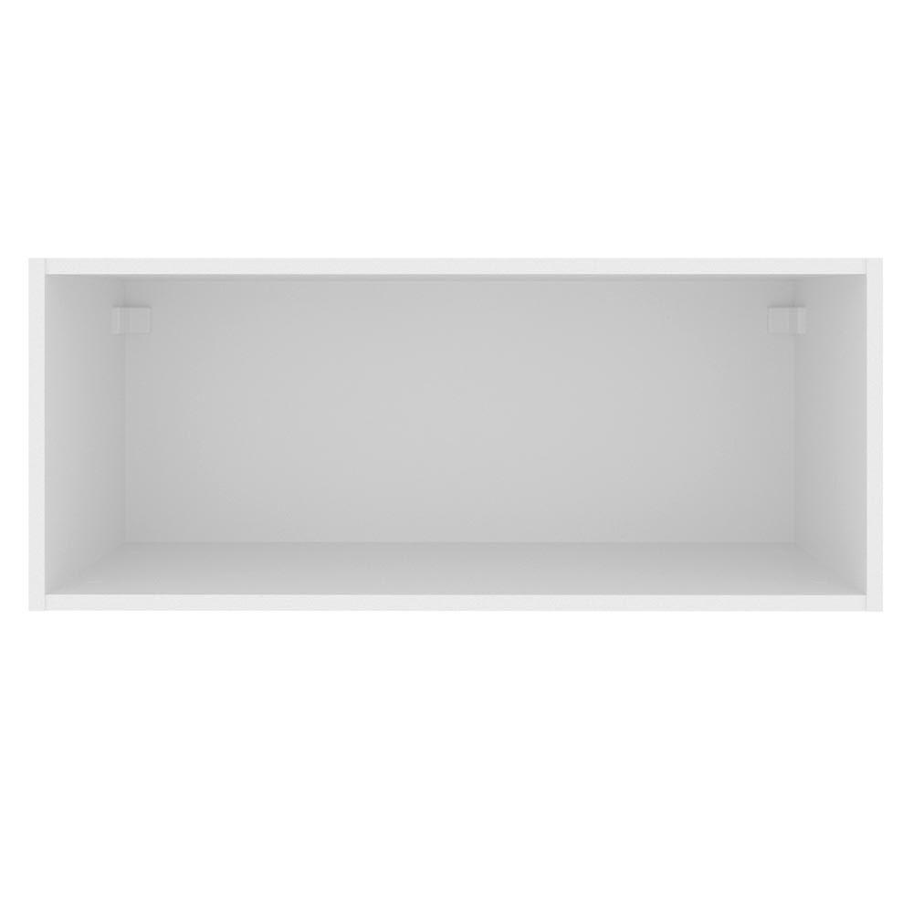 Armário de Cozinha Aéreo 80 cm 1 Porta Suspensa Branco Glamy Madesa