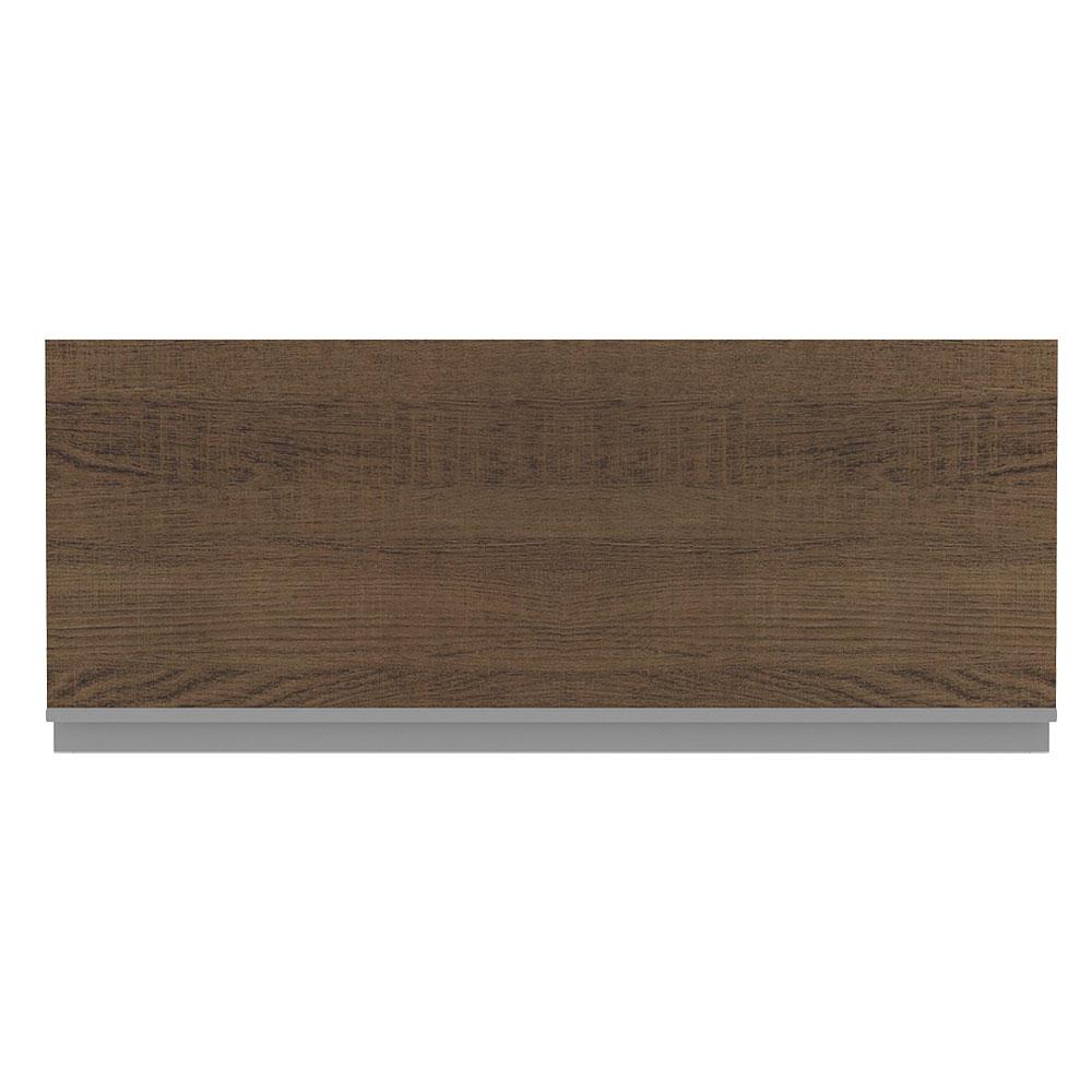 Armário de Cozinha Aéreo 80 cm 1 Porta Suspensa Branco/Rustic Glamy Madesa