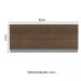 Armário de Cozinha Aéreo 80 cm 1 Porta Suspensa Rustic Glamy Madesa