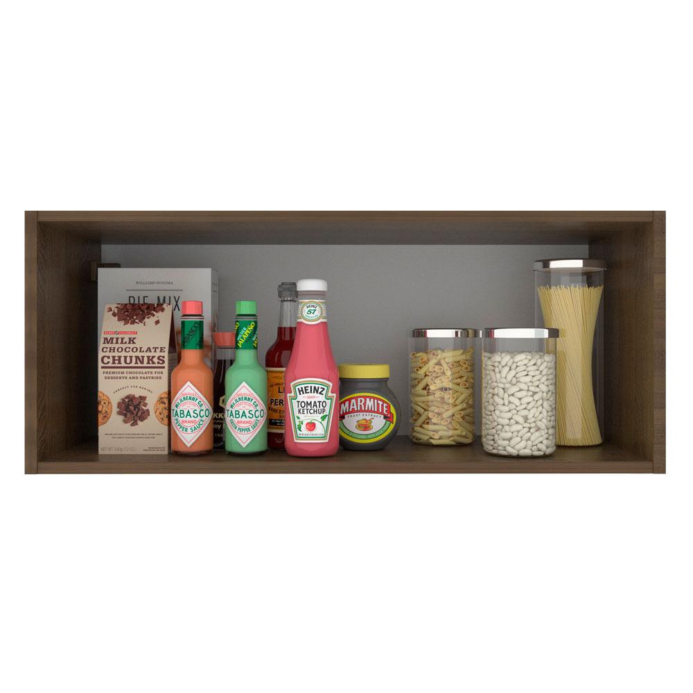 Armário de Cozinha Aéreo 80 cm 1 Porta Suspensa Rustic Glamy Madesa