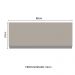 Armário de Cozinha Aéreo 80 cm 1 Porta Suspensa Rustic/Crema Glamy Madesa