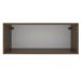 Armário de Cozinha Aéreo 80 cm 1 Porta Suspensa Rustic/Crema Glamy Madesa