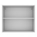 Armário de Cozinha Aéreo 80 cm 2 Portas Branco Agata Madesa