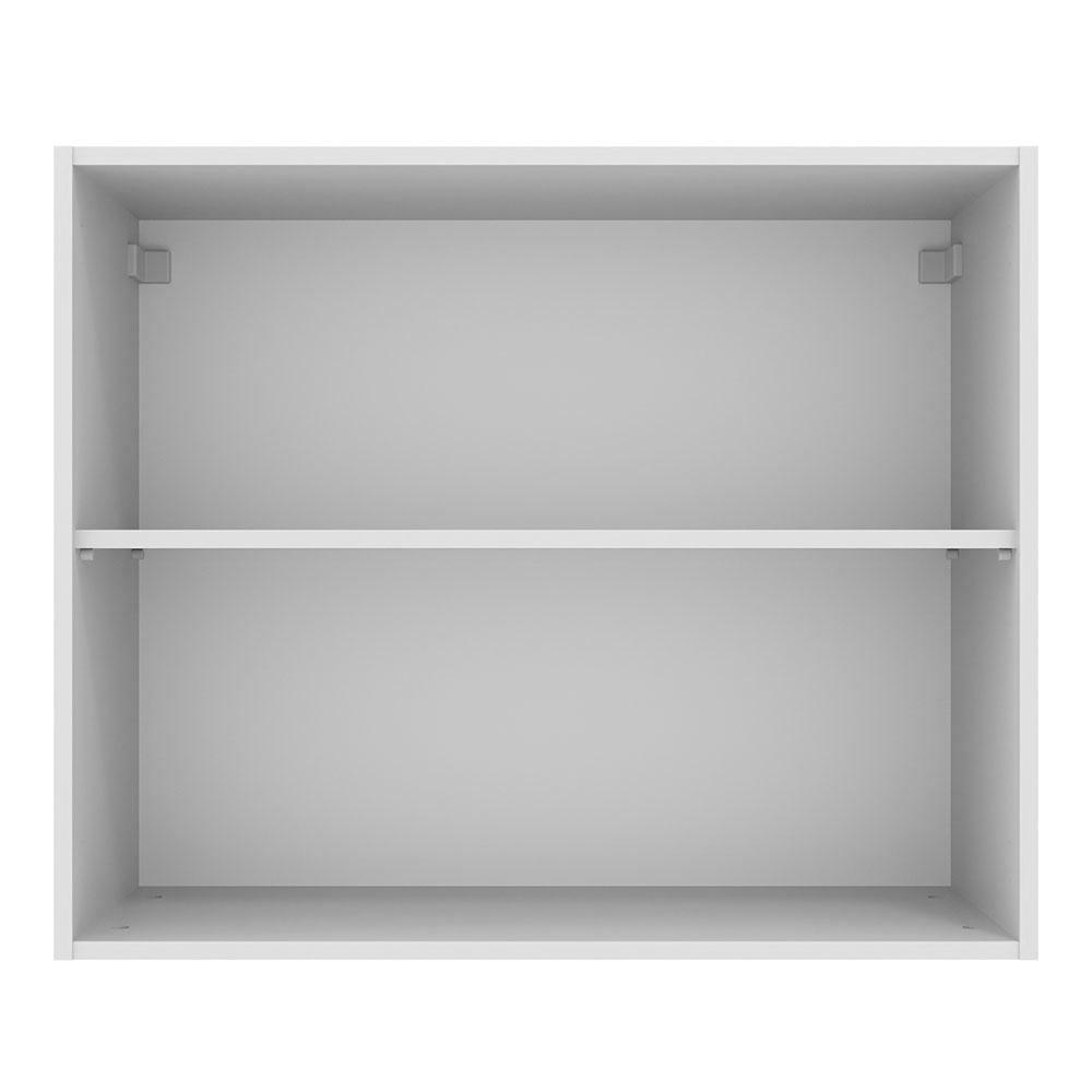 Armário de Cozinha Aéreo 80 cm 2 Portas Branco Agata Madesa