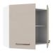 Armário de Cozinha Aéreo 80 cm 2 Portas Branco/Crema Agata Madesa