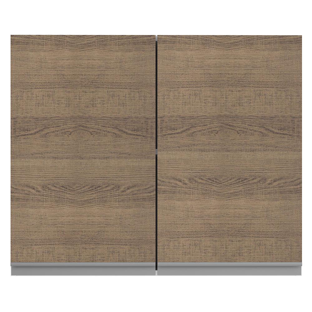 Armário de Cozinha Aéreo 80 cm 2 Portas Branco/Rustic Glamy Madesa