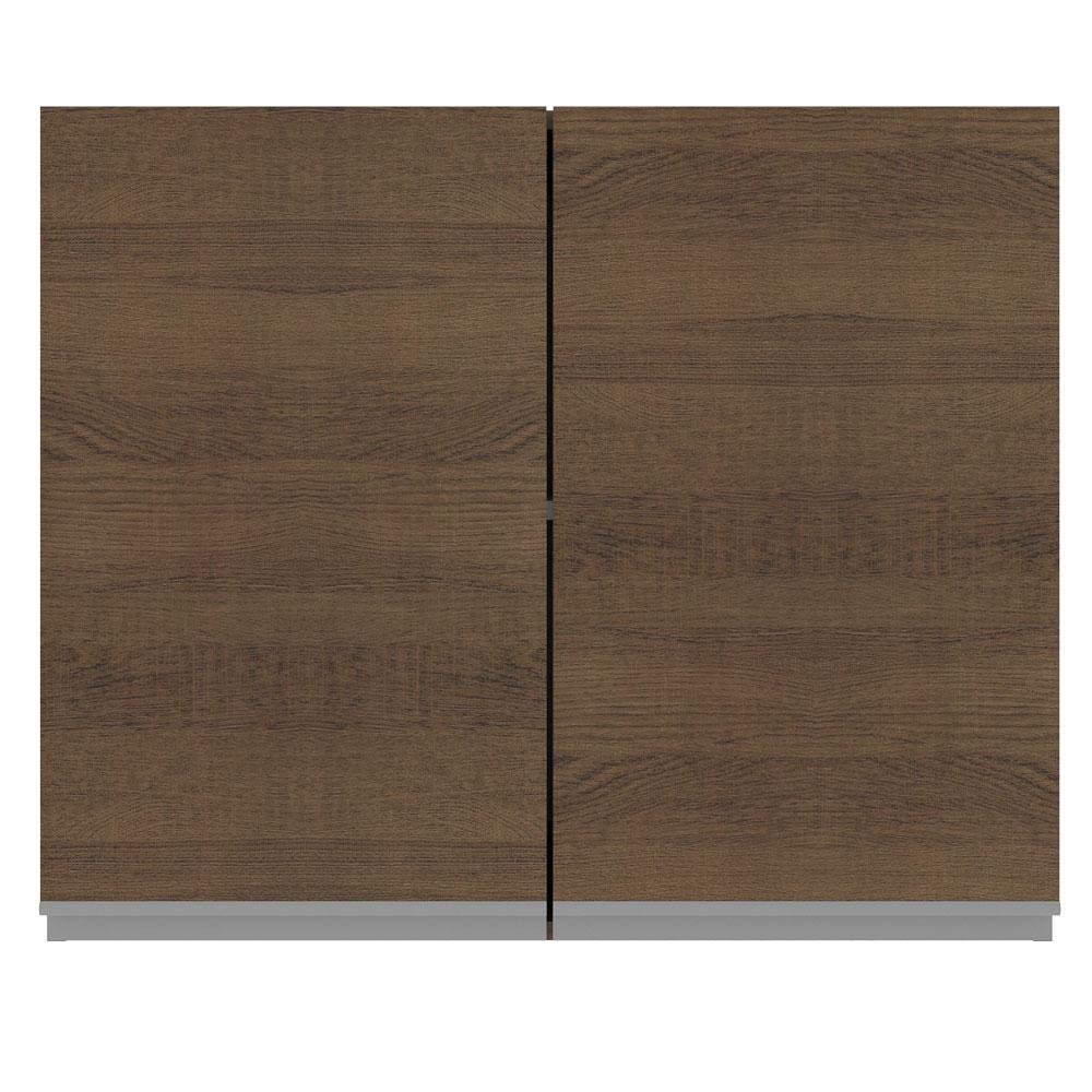 Armário de Cozinha Aéreo 80 cm 2 Portas Rustic Glamy Madesa