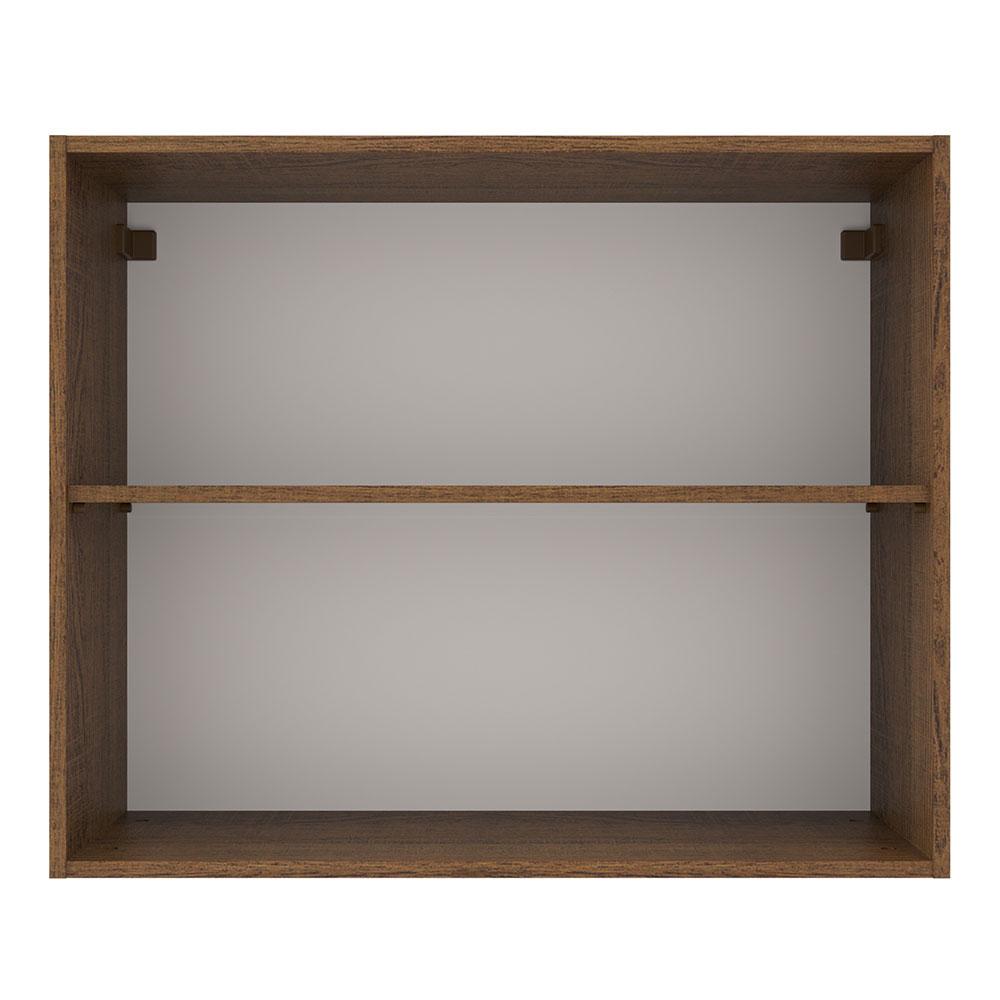 Armário de Cozinha Aéreo 80 cm 2 Portas Rustic/Crema Agata Madesa