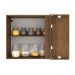 Armário de Cozinha Aéreo de Canto 1 Porta Rustic/Branco Agata Madesa