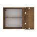 Armário de Cozinha Aéreo de Canto 1 Porta Rustic/Branco Agata Madesa