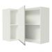Armário de Cozinha Aéreo de Canto 100% MDF com Adega Branco Smart Madesa