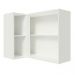 Armário de Cozinha Aéreo de Canto 100% MDF com Adega Branco Smart Madesa
