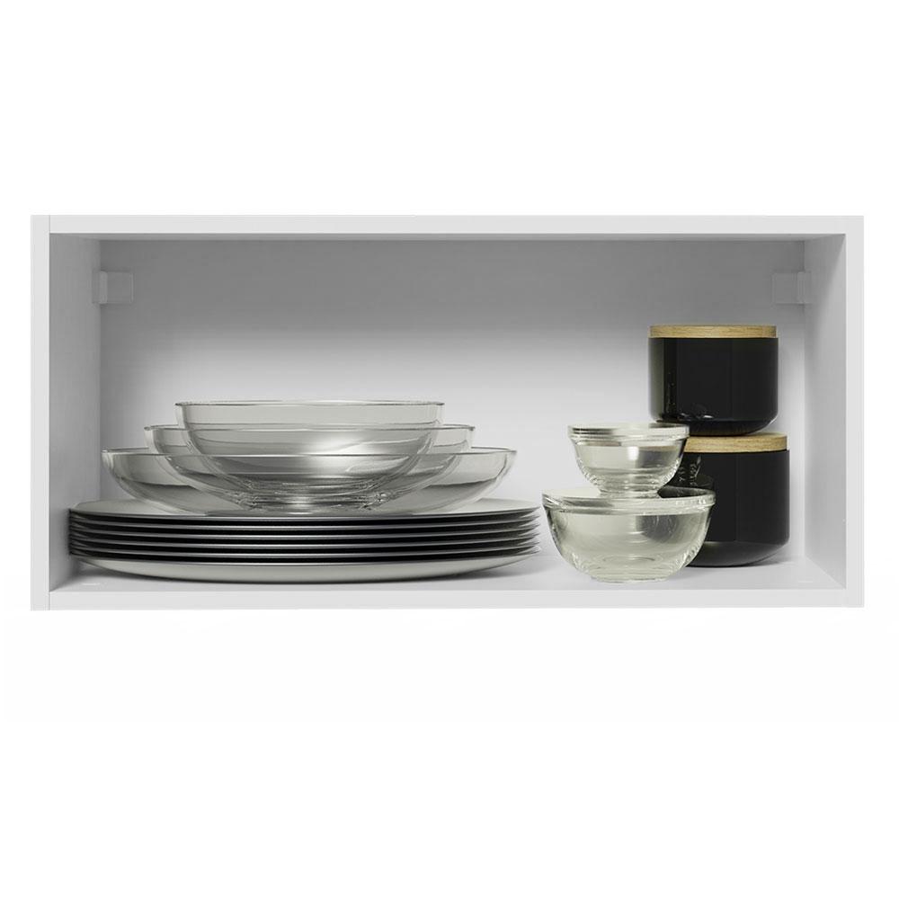 Armário de Cozinha Aéreo de Cozinha 70 cm 1 Porta Basculante Branco Agata Madesa