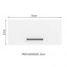 Armário de Cozinha Aéreo de Cozinha 70 cm 1 Porta Basculante Rustic/Branco Agata Madesa