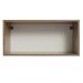 Armário de Cozinha Aéreo de Cozinha 70 cm 1 Porta Basculante Rustic/Branco Agata Madesa