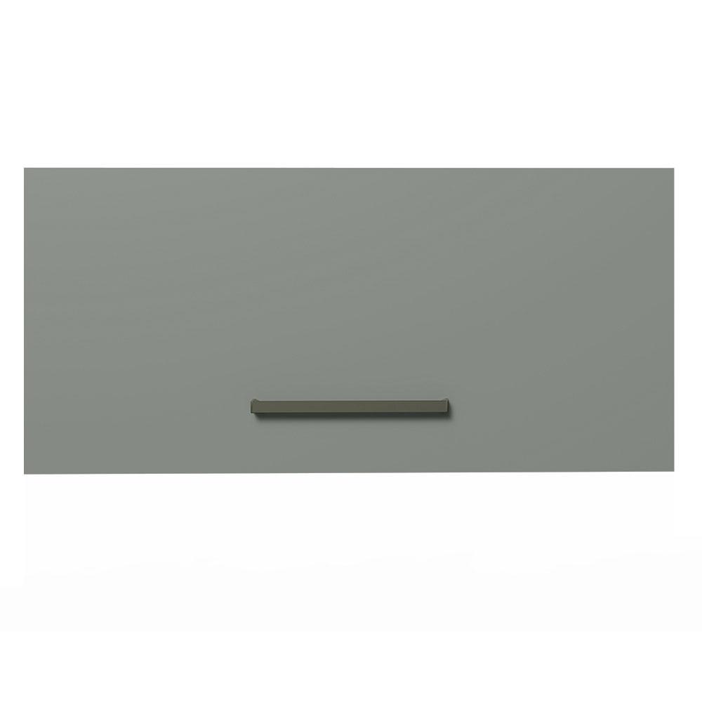 Armário de Cozinha Aéreo de Cozinha 70 cm 1 Porta Basculante Rustic/Cinza Agata Madesa