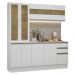 Armário de Cozinha Compacta 100% MDF 180 cm Branco Smart Madesa 03