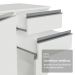 Armário de Cozinha Compacta 100% MDF 180 cm Branco Smart Madesa 03