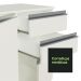 Armário de Cozinha Compacta 100% MDF 180cm Branco Smart Madesa 03