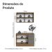 Armário de Cozinha Compacta 120 cm RC Vik Madesa 01