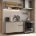 Armário de Cozinha Compacta 120 cm Suspensa Crema Nice Madesa 03