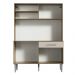 Armário de Cozinha Compacta 120cm Rustic/Crema Life Madesa