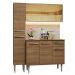 Armário de Cozinha Compacta 137cm Rustic Emilly Madesa 06