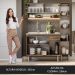 Armário de Cozinha Compacta 137cm com Pia Rustic Emilly Madesa 10