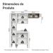 Armário de Cozinha Compacta 156 cm Branco Emilly Madesa 01