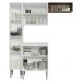 Armário de Cozinha Compacta 156 cm Branco Emilly Madesa 01
