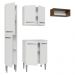 Armário de Cozinha Compacta 156 cm Branco Emilly Madesa 01