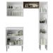 Armário de Cozinha Compacta 156 cm Branco Emilly Madesa 02