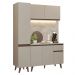 Armário de Cozinha Compacta 160 cm Crema Nice Madesa 01