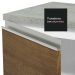 Armário de Cozinha Compacta 160cm Branco/Rustic Glamy Madesa 07
