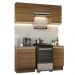 Armário de Cozinha Compacta 160cm Rustic Glamy Madesa 07