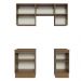 Armário de Cozinha Compacta 160cm Rustic/Branco Glamy Madesa 07