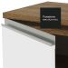 Armário de Cozinha Compacta 160cm Rustic/Branco Glamy Madesa 07