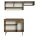 Armário de Cozinha Compacta 165cm Rustic Emilly Madesa 02