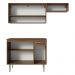 Armário de Cozinha Compacta 165cm Rustic/Cinza Emilly Madesa 07