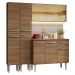 Armário de Cozinha Compacta 169cm Rustic Emilly Madesa 09