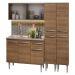 Armário de Cozinha Compacta 169cm com Pia Rustic Emilly Madesa 11