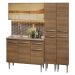Armário de Cozinha Compacta 169cm com Pia Rustic Emilly Madesa 12
