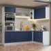Armário de Cozinha Compacta 180 cm Branco Vik Madesa 04