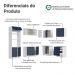 Armário de Cozinha Compacta 180 cm Branco Vik Madesa 04